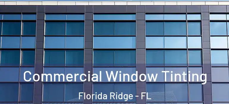Commercial Window Tinting Florida Ridge - FL