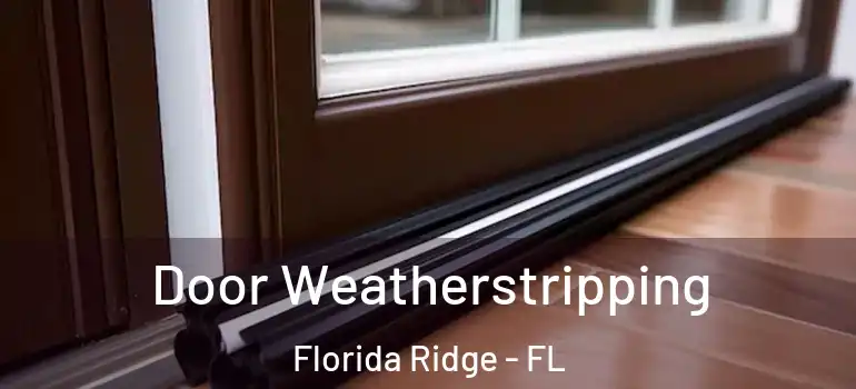 Door Weatherstripping Florida Ridge - FL