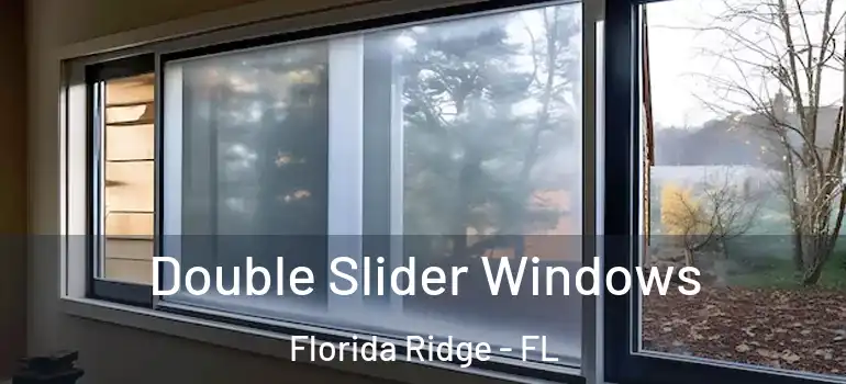Double Slider Windows Florida Ridge - FL
