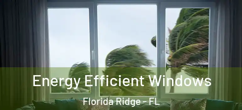 Energy Efficient Windows Florida Ridge - FL