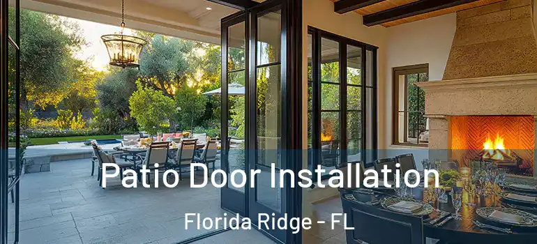 Patio Door Installation Florida Ridge - FL