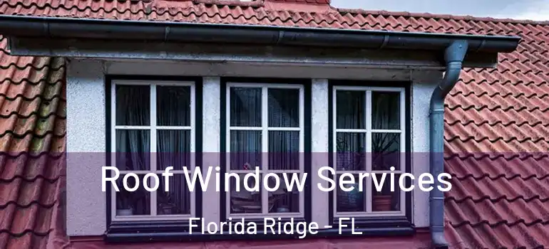 Roof Window Services Florida Ridge - FL