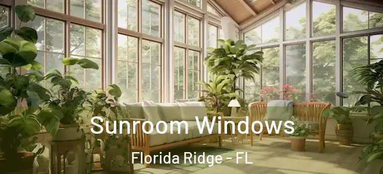 Sunroom Windows Florida Ridge - FL