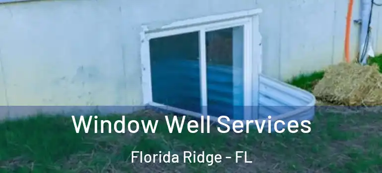 Window Well Services Florida Ridge - FL